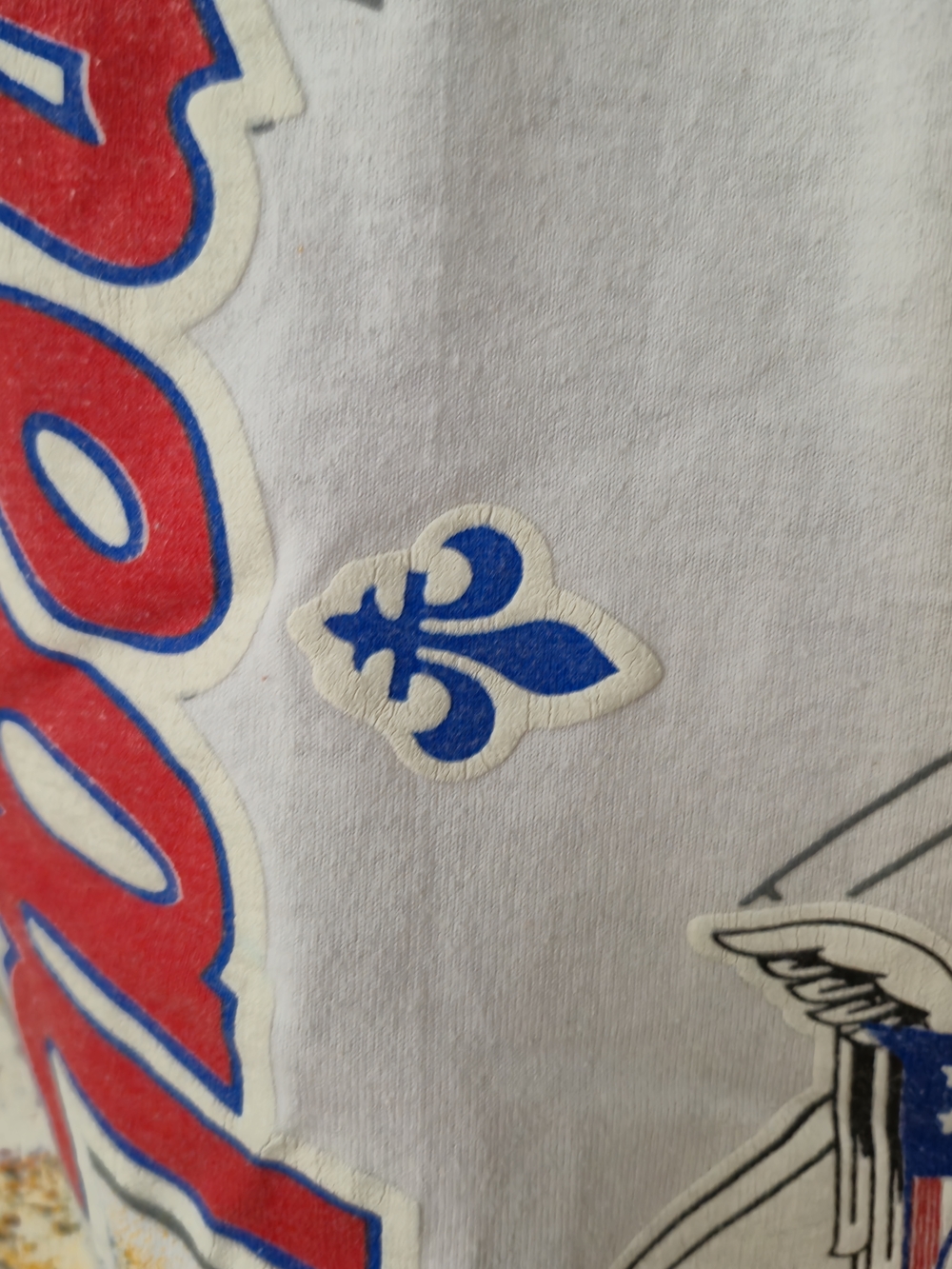 Vintage 1993 Montreal Expos All Over Print T-Shirt Bulletin Athletic - Picture 5 of 16